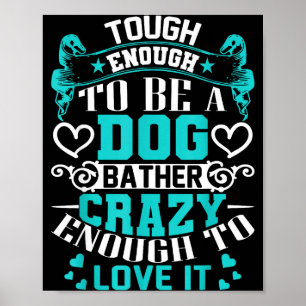 Trotse hond badmeester inspirerende citaten grappi poster