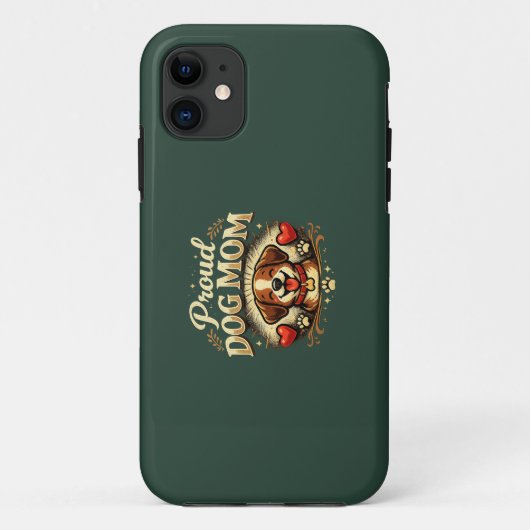 Trotse Hond Mama – Cute & Speelse Ontwerp voor Hon Case-Mate iPhone Case (Achterkant)