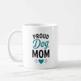 Trotse Hond Moeder Hond Liefhebber Typografie Ontw Koffiemok