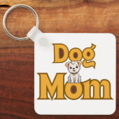 Trotse Hond Moeder Moederdag Sleutelhanger (Voorkant)