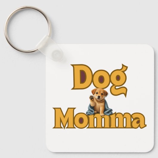 Trotse Hond Moeder Moederdag Sleutelhanger (Voorkant)