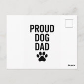 Trotse Hond Papa – Grappig Geschenk voor Hondenlie Briefkaart (Achterkant)