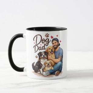 Trotse Hond Papa Lieve Poot Hart Ontwerp – Perfect Mok
