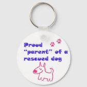 trotse hond sleutelhanger (Voorkant)