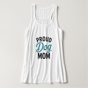 Trotse Hondenmoeder Hondenliefhebber Typografie On Tanktop