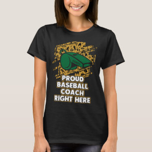 Trotse honkbal coach hier trainer honkbal p t-shirt