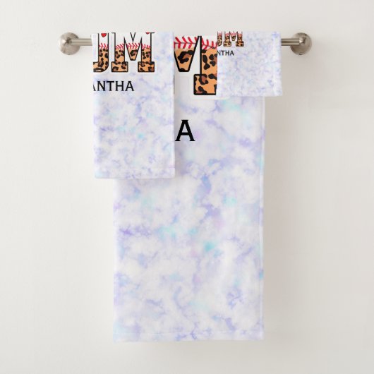 Trotse honkbalmoeder - Game Day Enthusiast Bad Handdoek (Insitu)