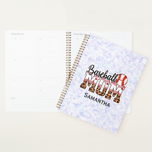 Trotse honkbalmoeder - Game Day Enthusiast Planner (Display)