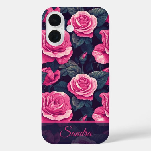 Trotse Huwelijks Cadeautjes Roos Naam Case-Mate iPhone Case (Achterkant)