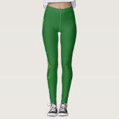 Trotse Ier Patrick's Day Groene Klaver Leggings (Voorkant)
