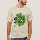 Trotse Ierse Amerikaanse St. Patrick's Day T-shirt (Voorkant)