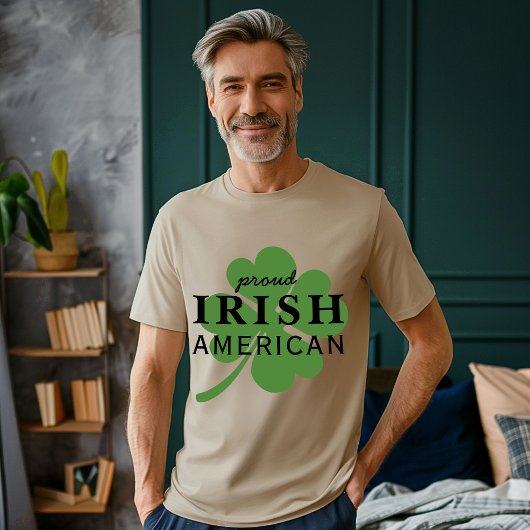 Trotse Ierse Amerikaanse St. Patrick's Day T-shirt