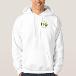 Trotse Ierse en Gay Hart Vlaggen Pride en Ierland  Hoodie