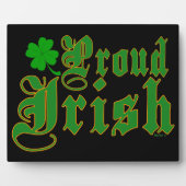 Trotse Ierse plaques Fotoplaat (Voorkant)