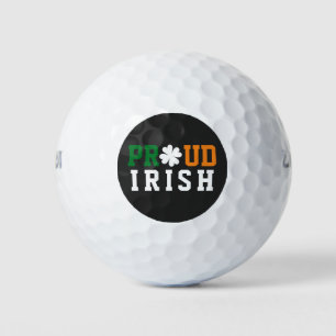 Trotse Ierse Shamrock Lucky Clover Citaat  St Padd Golfballen