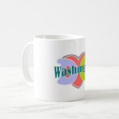 Trotse inwoners van de stad Washington DC Koffiemok (Voorkant links)
