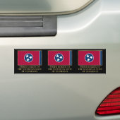 Trotse inwoners van Tennessee Bumpersticker (Op auto)