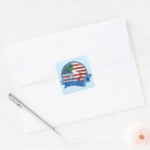 Trotse Italiaans Amerikaans Sticker Set (Envelop)