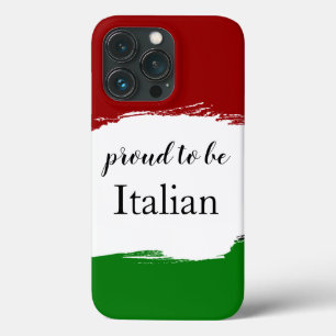 Trotse Italiaanse Patriottische  Case-Mate iPhone Case