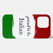 Trotse Italiaanse Patriottische  Case-Mate iPhone Case (Achterkant (horizontaal))