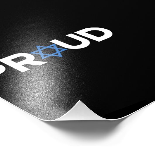 Trotse Joodse Hebreeuwse feestdag Trotse Joodse re Foto Afdruk (Hoek)