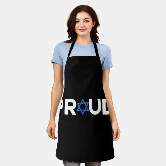Trotse Joodse Hebreeuwse feestdag Trotse Joodse re Schort (Gedragen)