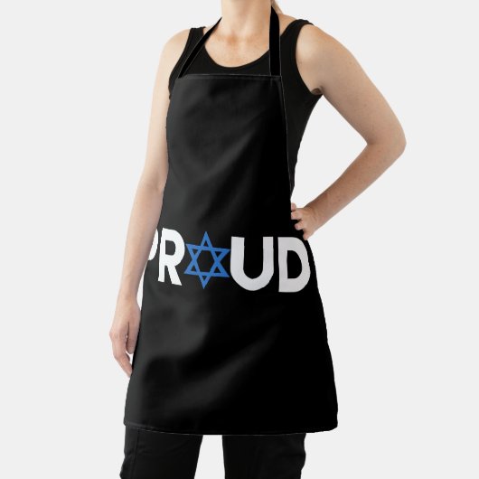 Trotse Joodse Hebreeuwse feestdag Trotse Joodse re Schort (Insitu)