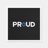 Trotse Joodse Hebreeuwse feestdag Trotse Joodse re Servet (Voorkant)