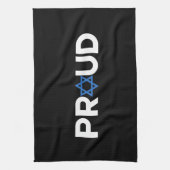 Trotse Joodse Hebreeuwse feestdag Trotse Joodse re Theedoek (Verticaal)