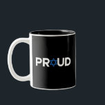 Trotse Joodse Hebreeuwse feestdag Trotse Joodse re Tweekleurige Koffiemok<br><div class="desc">Trotse Joodse Hebreeuwse feestdag Trotse Joodse religieuze</div>