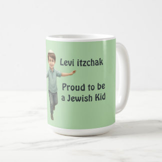Trotse Joodse Jongen - Zachte Waterverf Koffiemok