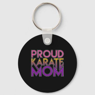 Trotse Karate Mama Martial Arts Gift Sleutelhanger