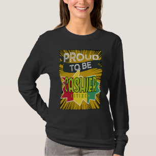 Trotse kassier burger Beroep carrière werker wer T-shirt