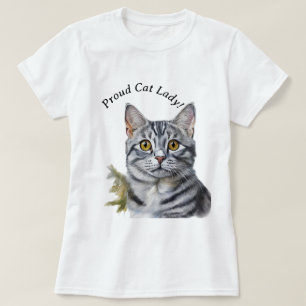Trotse kat dame t-shirt