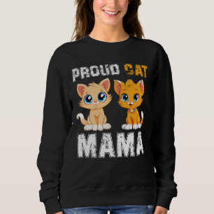 Trotse kat mama, nationale huisdier dag, grappige trui