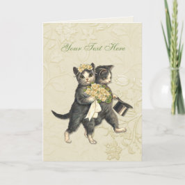 Trotse Katten Bruiloft Aankondiging