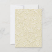 Trotse Katten Ivoren Trouw Begeleiderkaart Kaart (Achterkant)