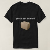 trotse katteneigenaar schrodingers kat grappig t-shirt (Design voorkant)