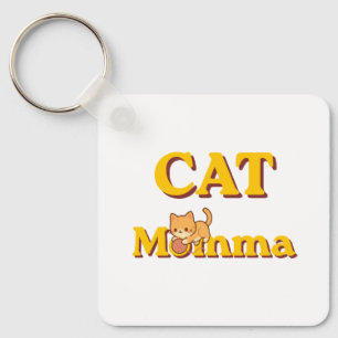 Trotse Kattenmoeder Moederdag Sleutelhanger