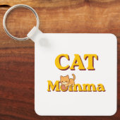 Trotse Kattenmoeder Moederdag Sleutelhanger (Voorkant)