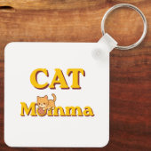 Trotse Kattenmoeder Moederdag Sleutelhanger (Achterkant)