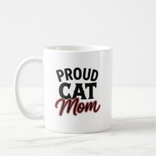 Trotse Kattenmoeder Mooie Kattenliefhebber Stateme Koffiemok