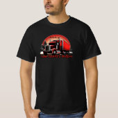 Trotse Kerstman Helper Trucker Kerstmis T-shirt (Voorkant)