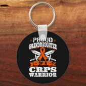 Trotse kleindochter van een CRPS-krijger RSD Aware Sleutelhanger (Voorkant)