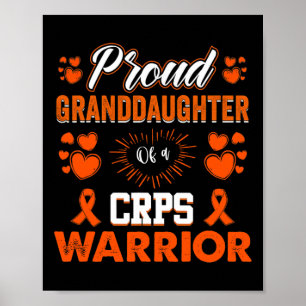 Trotse kleindochter van een CRPS Warrior Month Sin Poster