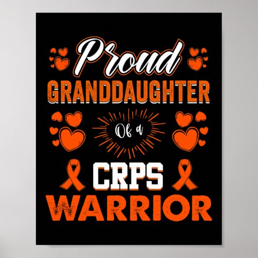 Trotse kleindochter van een CRPS Warrior Month Sin Poster (Voorkant)
