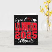 Trotse kleine broer van een afgestudeerde van de k kaart (Gele Bloem)