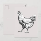 Trotse kleine kip! briefkaart (Voorkant / Achterkant)