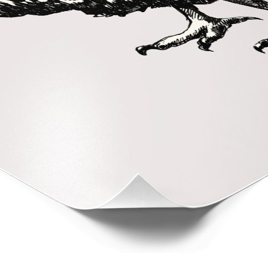 Trotse kleine man! foto afdruk (Hoek)