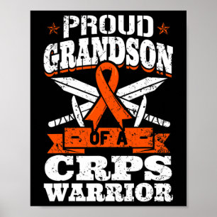 Trotse kleinzoon van een CRPS Warrior RSD Awarenes Poster